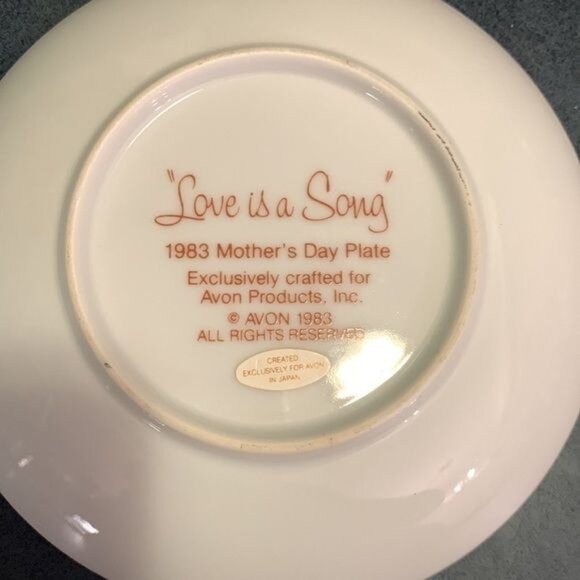 Set Of 5 Avon Mothers Day Collectible Plates By Joan Walsh Anglund 1981-1987 - Picture 11 of 14